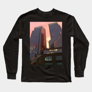 Columbus Circle, Manhattan, New York City Long Sleeve T-Shirt